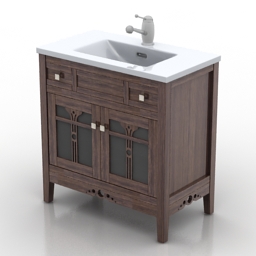 3D Wash-basin preview