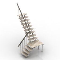 3D Stair preview