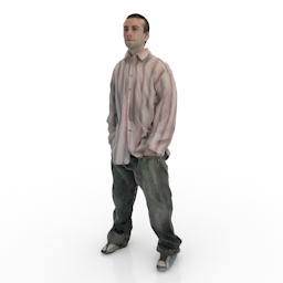 man 3D Model Preview #eb486e91