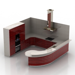 kitchen 3D Model Preview #9e16e041