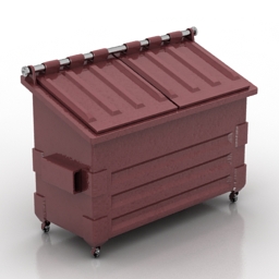 trash box 3D Model Preview #6ed2bf9e