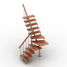 3D Stair preview