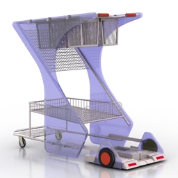 cart electro market 3D Model Preview #952457a0