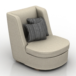 3D Armchair preview