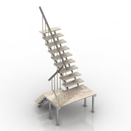 3D Stair preview