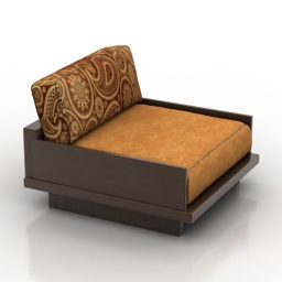 3D Armchair preview