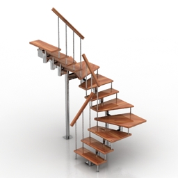 3D Stair preview