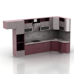 kitchen 3D Model Preview #6fd216be