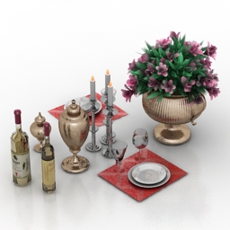 3D Tableware preview