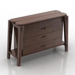 3D Dressing table preview