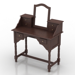 3D Dressing table preview