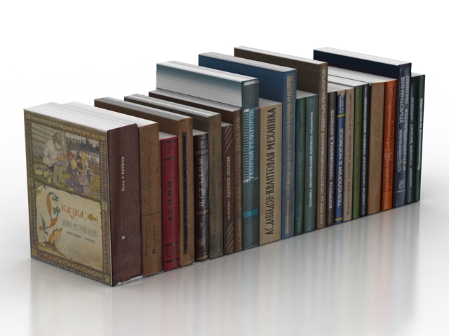 books 03 3D Model Preview #22035b38
