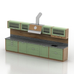 3D Kitchen preview