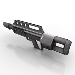 gun jackhammer mk3a1 3D Model Preview #a15118a4