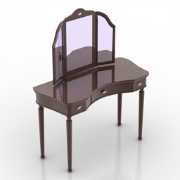 3D Dressing table preview