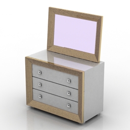 3D Dressing table preview