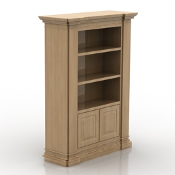 bookcase 3D Model Preview #de604d95