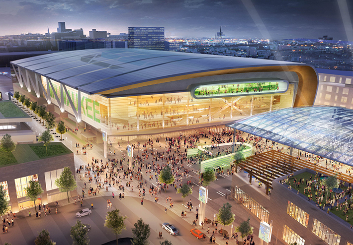 Downtown Milwaukee Stadium by Populous, USA
