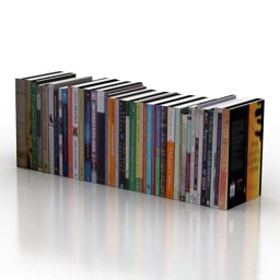 books 04 3D Model Preview #e3b19236