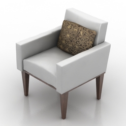 3D Armchair preview
