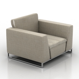 3D Armchair preview