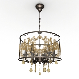 luster favorite lights 1107-6pc 3D Model Preview #dea040c4