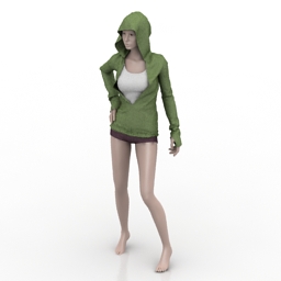 mannequin 3D Model Preview #7542ef79