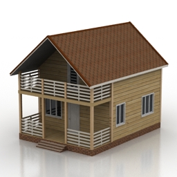 house 3D Model Preview #7fa2c3df