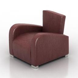3D Armchair preview