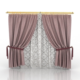 curtain 3D Model Preview #b749dfd9
