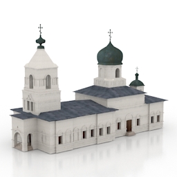 church 3D Model Preview #5c2cf9b0