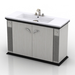 3D Wash-basin preview