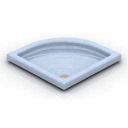 3D Shower tray preview