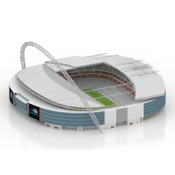 stadium wembley 3D Model Preview #899e03bb