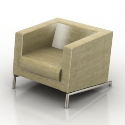3D Armchair preview