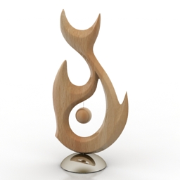 figurine fish 3D Model Preview #d9636142