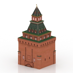 tower constantino eleninskaya kremlin 3D Model Preview #c5af8c61