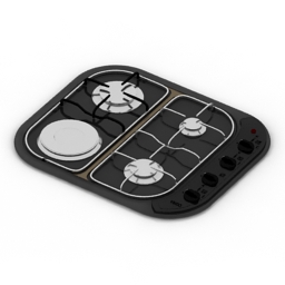 3D Gas stove preview