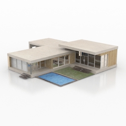 house modern 3D Model Preview #eb74ee24
