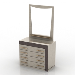 3D Dressing table preview