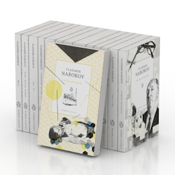 books nabokov series 3D Model Preview #61582f6e