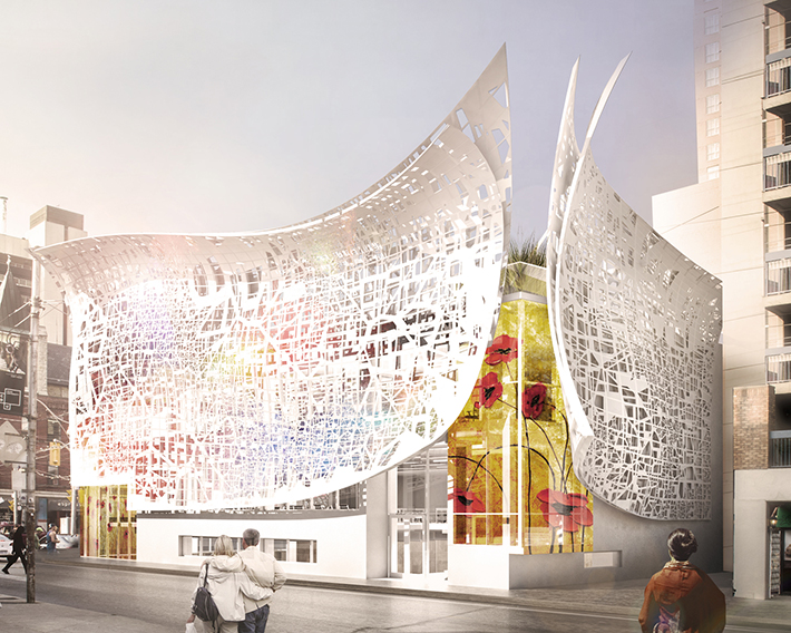 OCAD U's Rosalie Sharp Pavillion, Toronto, Canada