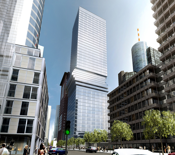 METZ mixed-use tower, Frankfurt am Main, Germany