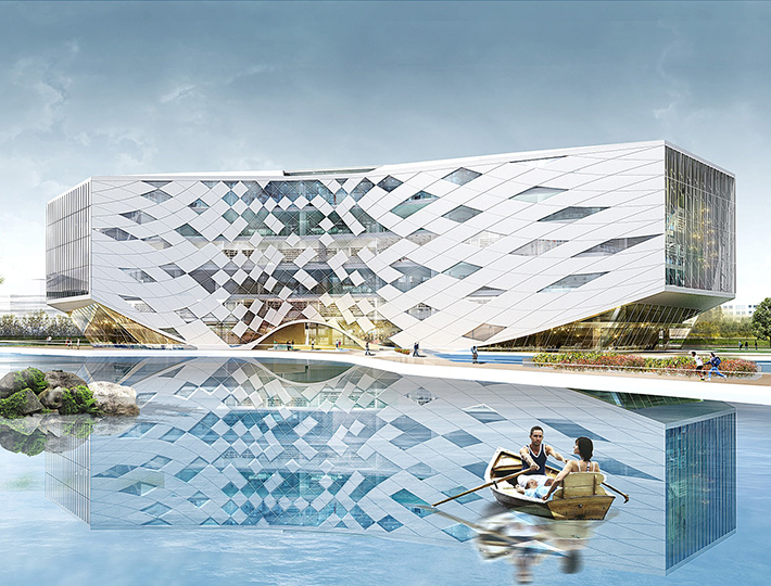 Jiaxing University Library & Media Center, Jiaxing, China