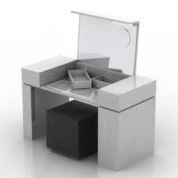3D Dressing table preview
