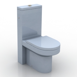 lavatory pan hatria daytime 3D Model Preview #e8864b89