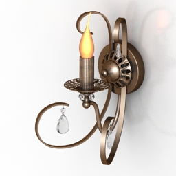 3D Sconce preview