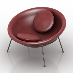 armchair lina 3D Model Preview #a2299de5