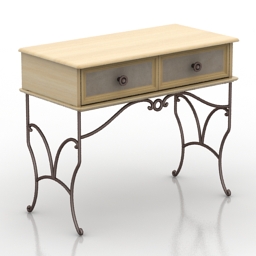 3D Dressing table preview