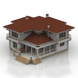 house wooden 3D Model Preview #2c3424b1
